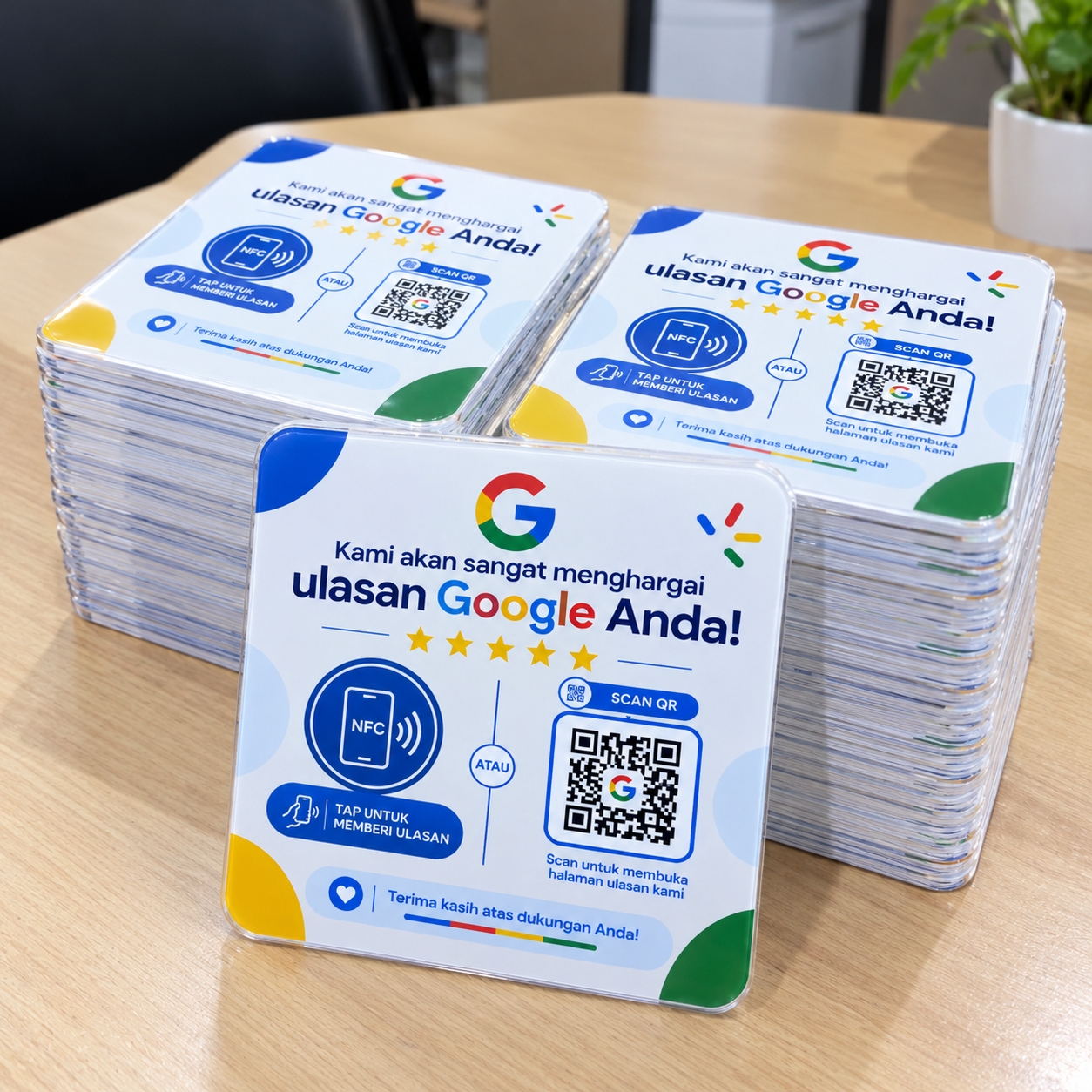 Stok Kartu NFC Google Review Maaryl Digital